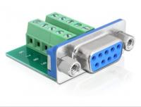 DELOCK Adapter Terminalblock 10Pin -> D-Sub9 Buchse