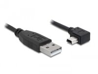 DELOCK USB Kabel A -> mini B St/St 5.00m sw seitl.gew.