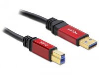 DELOCK USB3.0 Kabel A -> B St/St 1.00m Premium