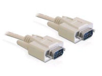 DELOCK Seriell Kabel D-Sub9 -> D-Sub9 RS-232 St/St 1.00m