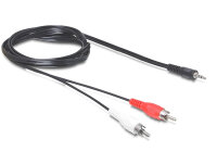 DELOCK Audiokabel  3,5mm stereo -> 2x Cinch St/St 10.00m