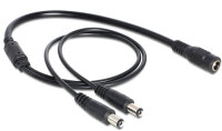 DELOCK Stromkabel DC 5,5 x 2,1mm 1x Bu -> 2x St