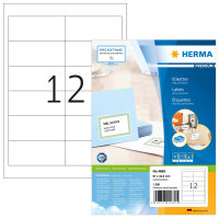 HERMA Etiketten Premium A4 weiß 97x42,3  mm Papier...