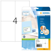 HERMA Etiketten Premium A4 weiß 105x148   mm Papier...