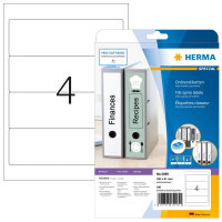 HERMA Ordneretiketten A4 weiß 192x61 mm Papier opak...