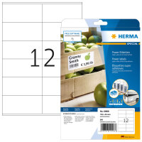HERMA Etiketten A4 weiß 105x48    mm extrem haftend...