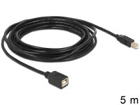 DELOCK USB Kabel B -> B St/Bu  5.00m sw Verl.