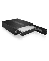ICY BOX HD-Wechselrahmen S-ATA III Aluminium 40mm...