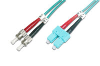 DIGITUS LWL Patchkabel ST -> SC 2.00m Multimode Duplex...