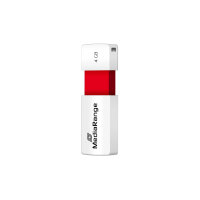 MediaRange USB-Stick  4GB USB 2.0 Slider red