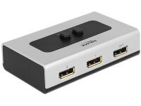 DELOCK Displayport Switch 2 Eingänge -> 1 Ausgang...