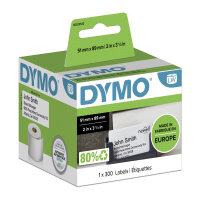 DYMO LW-Termin/Namensschild        51x 89mm kleb.  300St/Rol
