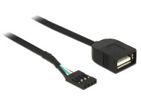 DELOCK USB Kabel Pinheader 4Pin -> A Bu/Bu 0.40m