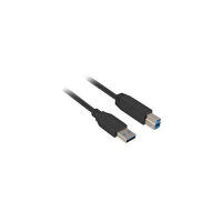 Sharkoon Kabel USB 3.0 StA-StB       1,0m           schwarz