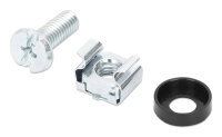 INTELLINET Schraubensatz 100-teilig                  silber