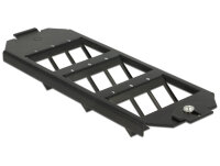 DELOCK Keystone Halterung 9 Port für Bodentank schwarz