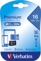 16GB Verbatim 44010 microSDHC