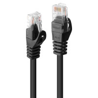 LINDY Patchkabel Cat6 U/UTP Basic schwarz 3.00m
