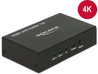 DELOCK HDMI Splitter 1 Eingang -> 2 Ausgänge 4K
