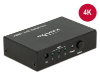 DELOCK HDMI Splitter 3 Eingang -> 1 Ausgang 4K