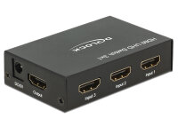 DELOCK HDMI Splitter 3 Eingang -> 1 Ausgang 4K