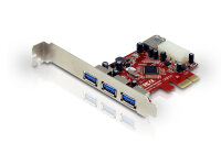 CONCEPTRONIC PCIe1x Card 3xUSB-A Ext./1xUSB-A Int.     5Gbps