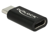 DELOCK Adapter USB Type-C Stecker zu Buchse, kompatibel mit