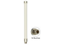 DELOCK WL-Antenne N-Buchse 6-8dBi starr weiß outdoor