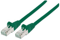 INTELLINET Patchkabel Cat6A CU S/FTP LSZH 7.50m grün