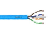 DIGITUS Instal-kab Cat6a U/UTP tw.Pair 500m lichtblau