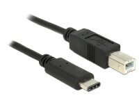 USB Kabel Delock C -> B St/St 0.50m schwarz