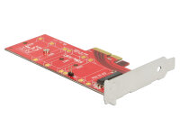 DELOCK PCI Expr Card 4x + NVMe M.2 Key M int +...