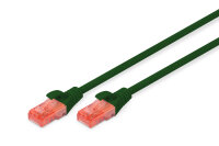 DIGITUS Patchkabel Cat6  U/UTP 2xRJ45  0.5m grün LSZH