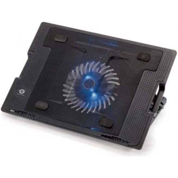 CONCEPTRONIC 1-Fan USB-A2.0 Laptop-Kühlpad 40Kg ERGO  17" sw