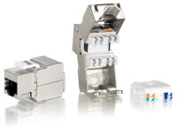 Equip Keystone Jack geschirmt Cat6  LSA Prem.   wzf 8Stk...