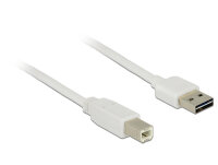 DELOCK Easy-USB-Kabel 2.0 A -> B 3.0m weiß