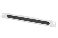 DIGITUS Kabelbürstenleiste 0,5HE 10" 254mm  grau