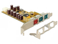 DELOCK PCIe Card Powered USB > 1x 24V + 2x 12V