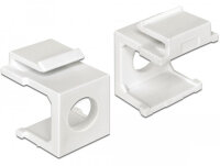 DELOCK Keystone Abdeckung m. 8mm Durchführung 4...