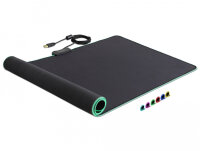 DELOCK USB Mauspad 920x303x3mm mit RGB-Beleuchtung