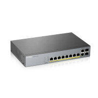 Zyxel Switch 12x GE GS1350-12HP  PoE long range 130W Managed