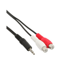 InLine 89941 Cinch-Kabel 2m