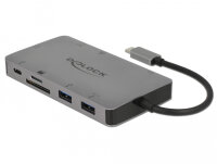 DELOCK Delock USB Type-C Dockingstation 4K - HDMI/VGA/USB3.1