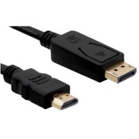 DELOCK Displayport Kabel DP -> HDMI St/St 5.00m schwarz