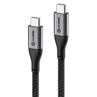 Alogic USB 2.0 Datenkabel Typ C -C M/M 5A 480 Mbps 0,3m,  gr