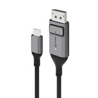 Alogic USB C Adapterkabel Typ C -DPort M/M 4k 60 Hz  2m,  gr