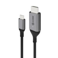Alogic USB C Adapterkabel Typ C -HDMI  M/M 4k 60 Hz  1m,  gr