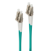 Alogic Glasfaserkabel LC-LC  Multi Mode Duplex LSZH OM4 2m