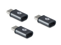 CONCEPTRONIC Adapter USB-C->Micro-B2.0  3Stk 480Mbs...
