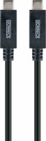 Schwaiger USB-Kabel 3.1 St. C->3.1 TypC 1,00m Schwarz